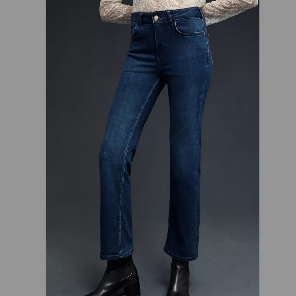 Anthropologie Pilcro and the Letterpress Bootcut Dark Wash Jeans